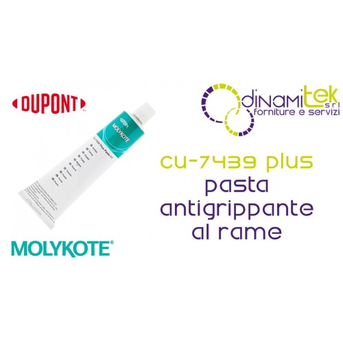 MOLYKOTE CU-7439 PLUS PASTA ANTIGRIPPANTE AL RAME DUPONT Dinamitek 1