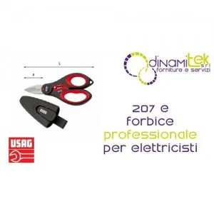 U02070006 207 E FORBICE USAG PROFESSIONALE PER ELETTRICISTI Dinamitek 1