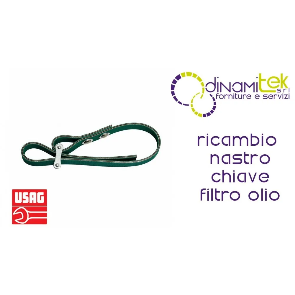 U04440101 444 A NASTRO DI RICAMBIO USAG PER CHIAVE FILTRI OLIO Dinamitek 1