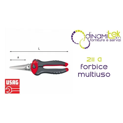 U02110001 211 A FORBICE MULTIUSO USAG Dinamitek 1