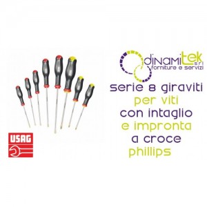U03240250 324 SH8 SERIE DI 8 GIRAVITI A CROCE PHILLIPS USAG Dinamitek 1