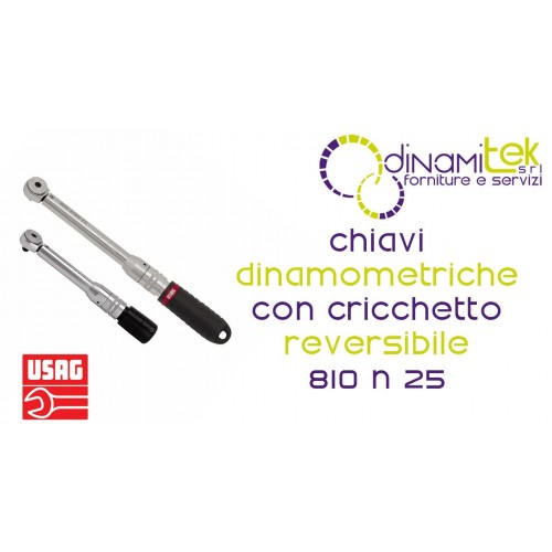 U08104001 810N 5-25 Nm CHIAVE DINAMOMETRICA USAG Dinamitek 1