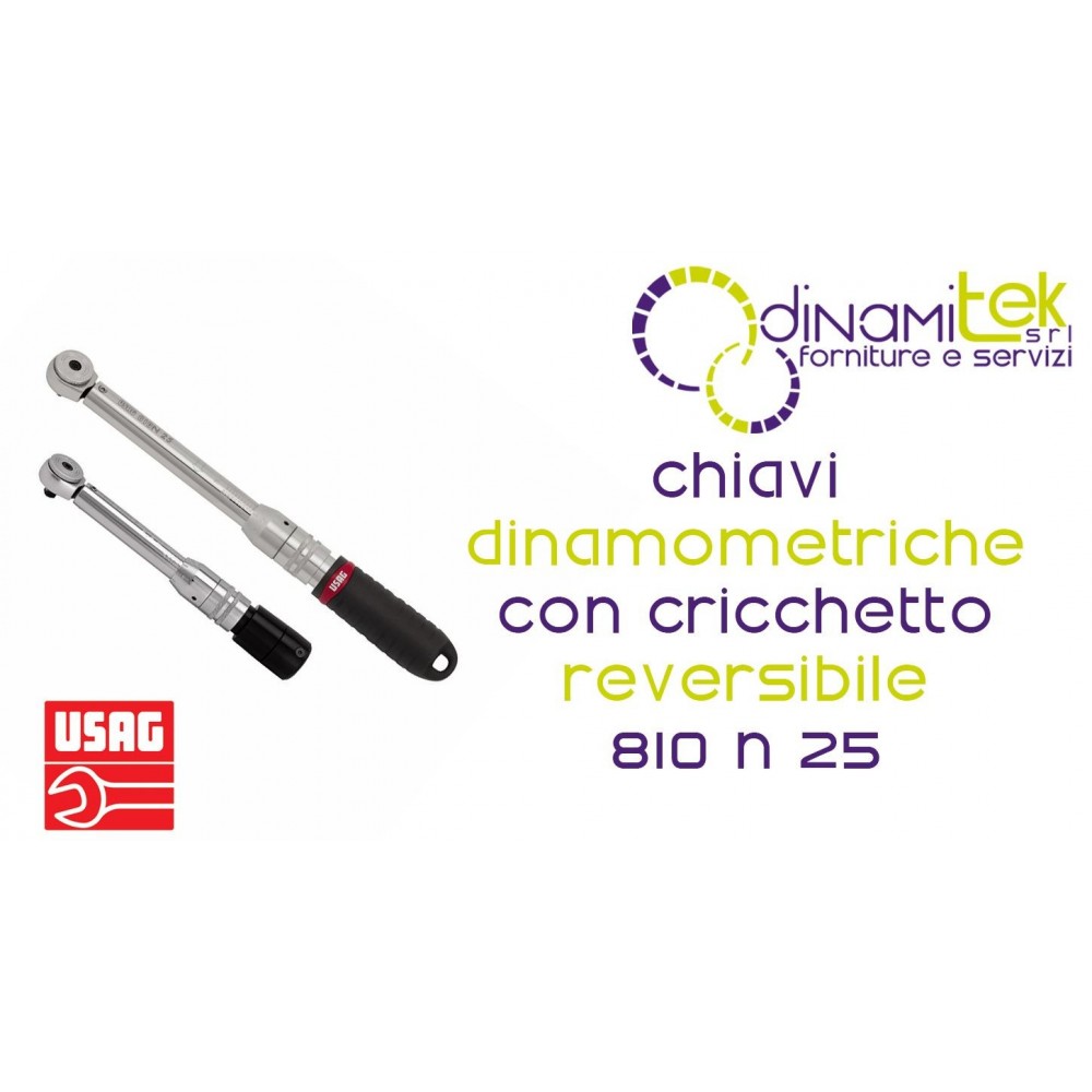 U08104001 810N 5-25 Nm CHIAVE DINAMOMETRICA USAG Dinamitek 1