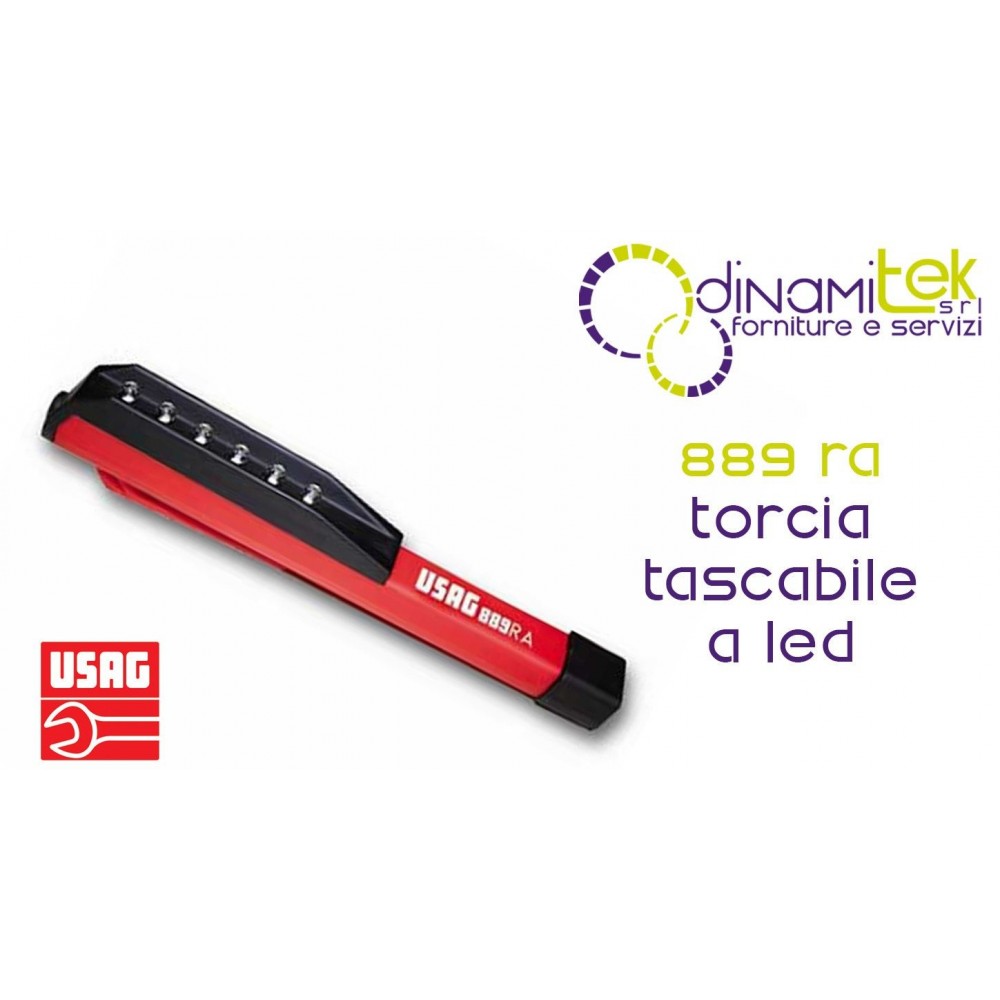 TORCIA TASCABILE A LED USAG 889 RA Dinamitek 1
