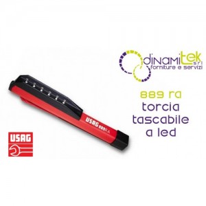 TORCIA TASCABILE A LED USAG 889 RA Dinamitek 1