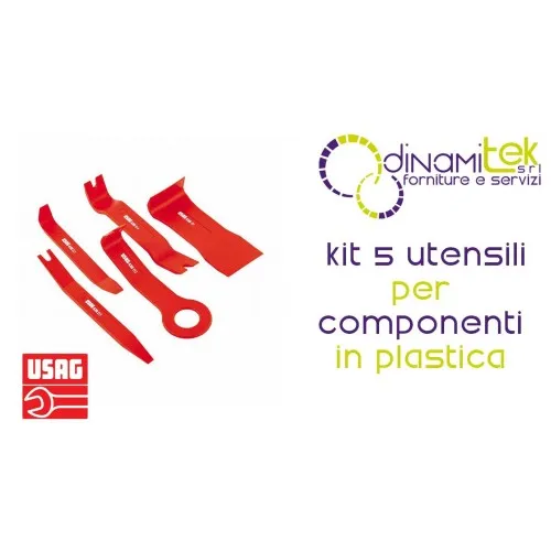 U04260006 426 B/S5 KIT DI 5 UTENSILI USAG PER COMPONENTI IN PLASTICA Dinamitek 1