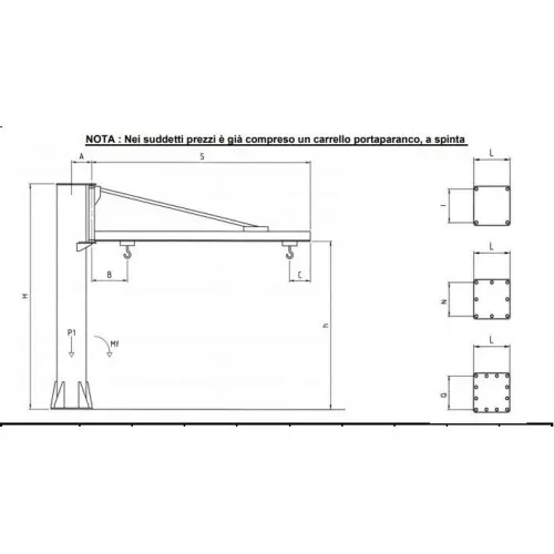 KRANBALKEN-KRAN-SPALTE IN DER CONDUIT 5 M.S.CARLO SAPORITI Dinamitek 2