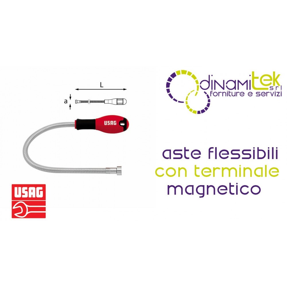 U0442000 442 N ASTE FLESSIBILI CON TERMINALE MAGNETICO USAG Dinamitek 1
