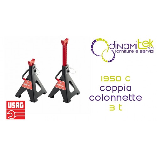 U19501001 1950 C COPPIA DI COLONNETTE 3 T USAG Dinamitek 1