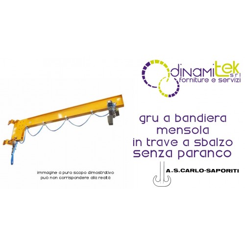 JIB CRANE CANTILEVER IN THE CANTILEVER.S.CARLO SAPORITI Dinamitek 1
