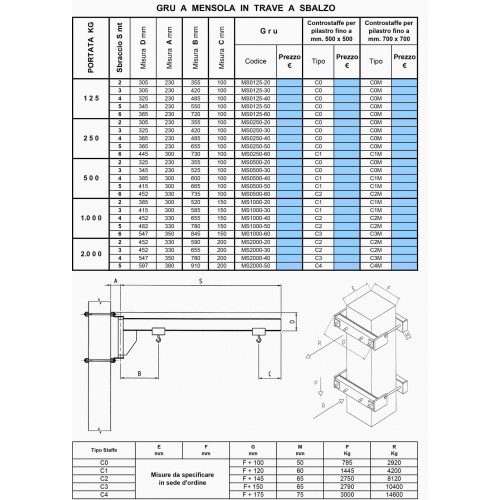 JIB CRANE CANTILEVER IN THE CANTILEVER.S.CARLO SAPORITI Dinamitek 3