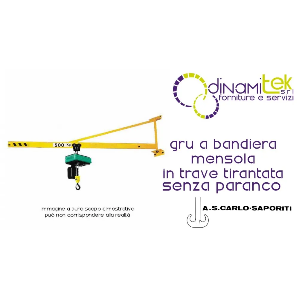JIB CRANE CANTILEVER BEAM TIRANTATA TO.S.CARLO SAPORITI Dinamitek 1