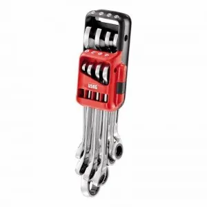 U02856058 285 KA/DS8 SERIE DI 8 CHIAVI COMBINATE A CRICCHETTO CON ANELLO DI TENUTA ICONIC USAG Dinamitek 2
