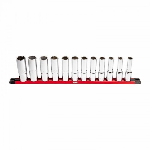 U02354101 235 1/2 XL/SE12 SERIE DI 12 CHIAVI A BUSSOLA CON BOCCA ESAGONALE SPECIALE X-GRIP USAG Dinamitek 2