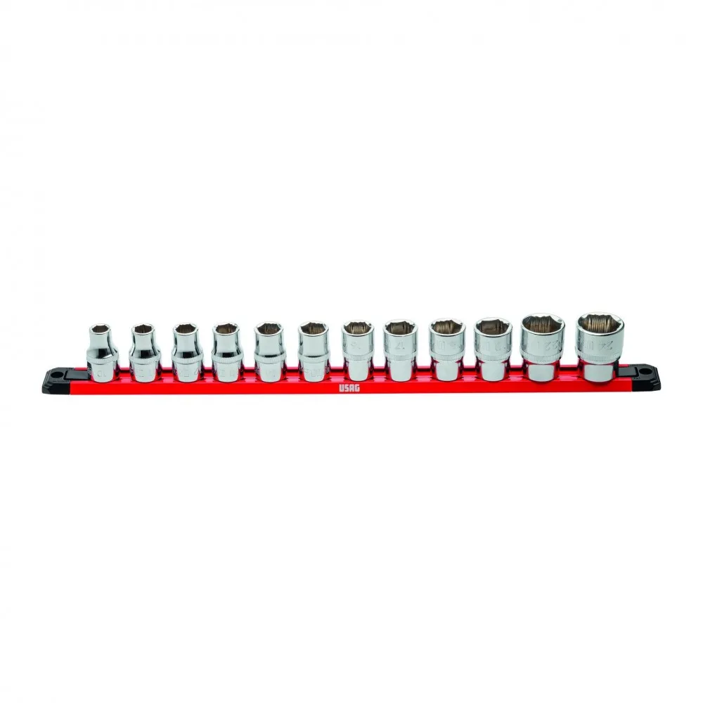 U02350501 235 1/2 X/SE12 SERIE DI 12 CHIAVI A BUSSOLA CON BOCCA ESAGONALE SPECIALE X-GRIP USAG Dinamitek 2
