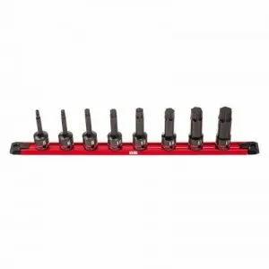 U02340850 234 1/2 MX/SE8 SERIE DI 8 CHIAVI A BUSSOLA MACCHINA CON PROFILO ESAGONO SPECIALE X-GRIP USAG PER VITI CON ESAGONO INCASSATO Dinamitek 2