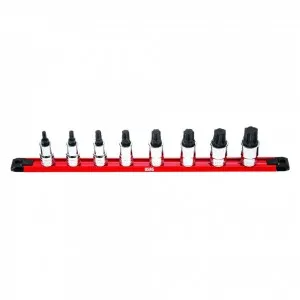 U02342150 234 1/2 X/SE8 SERIE DI 8 CHIAVI A BUSSOLA CON PROFILO ESAGONO SPECIALE X-GRIP USAG PER VITI CON ESAGONO INCASSATO Dinamitek 2