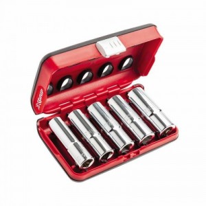 U02353900 235 1/2 XL/C5 ASSORTIMENTO IN CASSETTA BIMATERIALE CON BUSSOLE LUNGHE CON BOCCA ESAGONALE SPECIALE X-GRIP (5 PZ) USAG Dinamitek 2