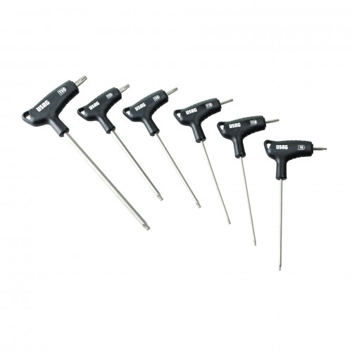 U02802450 280 HXTX/SE6 SERIE DI 6 CHIAVI MASCHIO CON PROFILO TORX® SPECIALE X-GRIP USAG E IMPUGNATURA BIMATERIALE Dinamitek 2