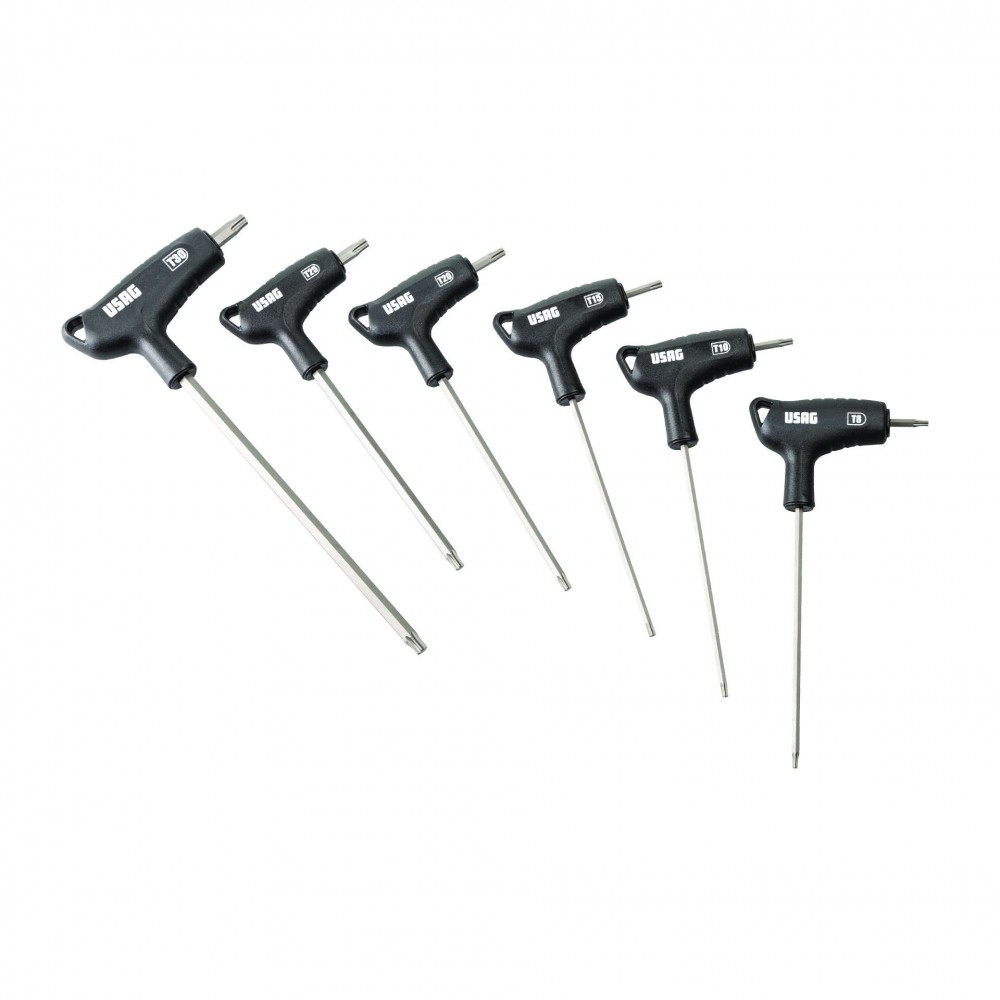 U02802450 280 HXTX/SE6 SERIE DI 6 CHIAVI MASCHIO CON PROFILO TORX® SPECIALE X-GRIP USAG E IMPUGNATURA BIMATERIALE Dinamitek 2
