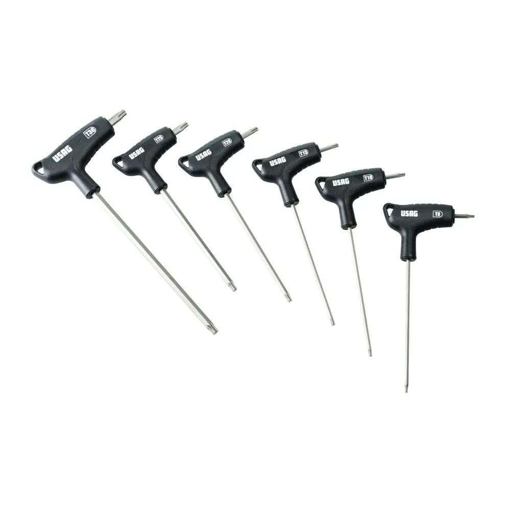 U02802450 280 HXTX/SE6 SERIE DI 6 CHIAVI MASCHIO CON PROFILO TORX® SPECIALE X-GRIP USAG E IMPUGNATURA BIMATERIALE Dinamitek 2