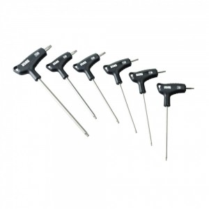 U02802450 280 HXTX/SE6 SERIE DI 6 CHIAVI MASCHIO CON PROFILO TORX® SPECIALE X-GRIP USAG E IMPUGNATURA BIMATERIALE Dinamitek 2