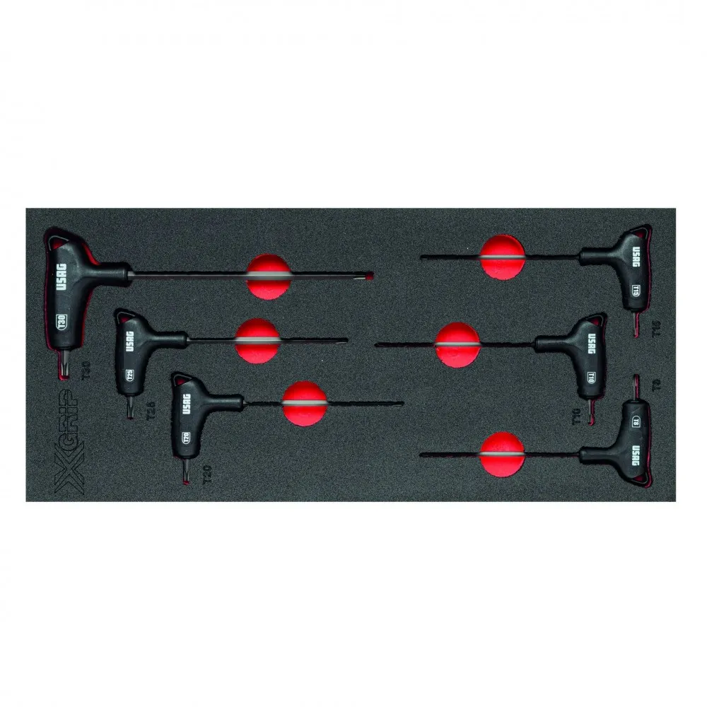 U05191066 519 M 280HXTX MODULO IN SPUGNA BICOLORE ASSORTITO (6 PZ) X-GRIP USAG Dinamitek 2