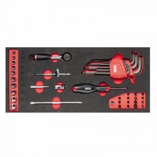 U05191069 519 M 613AEAX MODULO IN SPUGNA BICOLORE ASSORTITO (41 PZ) X-GRIP USAG Dinamitek 1