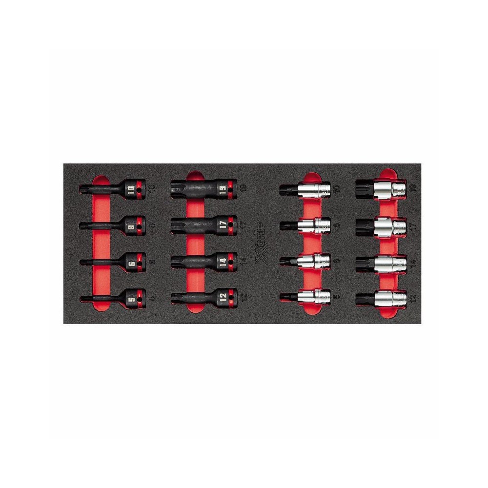 U05191017 519 M 234X MODULO IN SPUGNA BICOLORE ASSORTITO (16 PZ) X-GRIP USAG Dinamitek 2