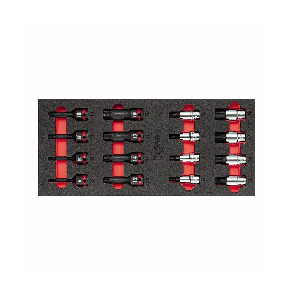 U05191017 519 M 234X MODULO IN SPUGNA BICOLORE ASSORTITO (16 PZ) X-GRIP USAG Dinamitek 2