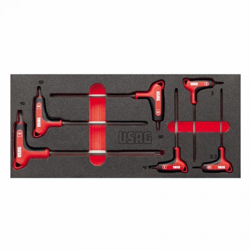 U05191064 519 M 280HX MODULO IN SPUGNA BICOLORE ASSORTITO (6 PZ) X-GRIP USAG Dinamitek 2