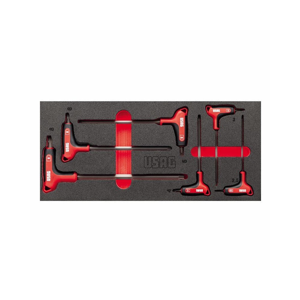 U05191064 519 M 280HX MODULO IN SPUGNA BICOLORE ASSORTITO (6 PZ) X-GRIP USAG Dinamitek 2