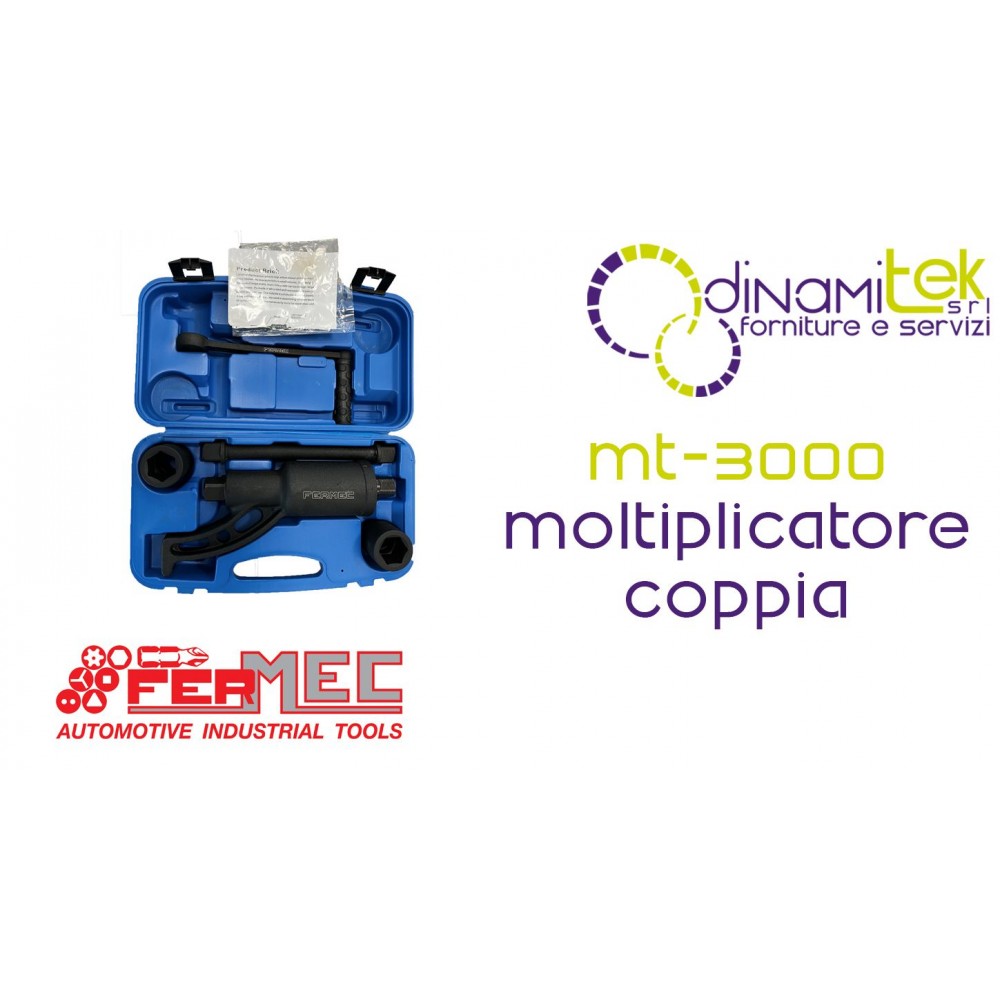 FERMEC MT-3000 MOLTIPLICATORE DI COPPIA IN CASSETTA+2 BUSS.32-33MM Dinamitek 1