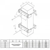 CONTROSTAFFE SäULE 700X700 MM.S.CARLO SAPORITI Dinamitek 3