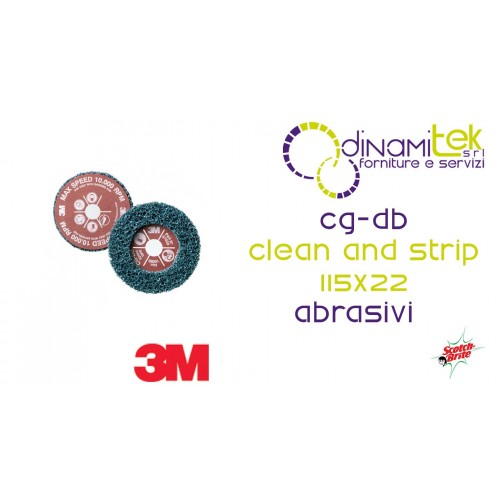 57021-CG-DB ABRASIVE DISC SCOTCH BRITE 178 X 22 3M Dinamitek 1