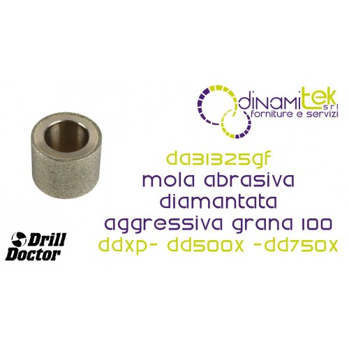 DRILL DOCTOR DA31325GF MOLA ABRASIVA DIAMANTATA AGGRESSIVA GRANA 100 Dinamitek 1