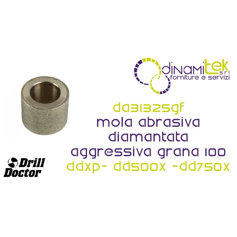 DRILL DOCTOR DA31325GF MOLA ABRASIVA DIAMANTATA AGGRESSIVA GRANA 100 Dinamitek 1