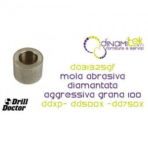 DRILL DOCTOR DA31325GF MOLA ABRASIVA DIAMANTATA AGGRESSIVA GRANA 100 Dinamitek 1