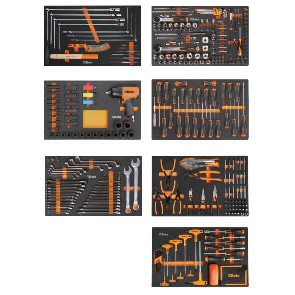 BETA 2400 RSC24/8-VAL CASSETTIERA MOBILE CON OTTO CASSETTI E ASSORTIMENTO DI 445 UTENSILI Dinamitek 3