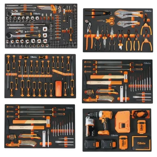 BETA 2400 RSC24-8-VIL CASSETTIERA MOBILE CON OTTO CASSETTI E ASSORTIMENTO INDUSTRIA DI 411 UTENSILI Dinamitek 2