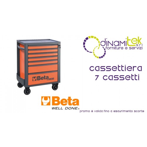 BETA RCS24/7 CASSETTIERA MOBILE OFFICINA VUOTA 7 CASSETTI Dinamitek 1