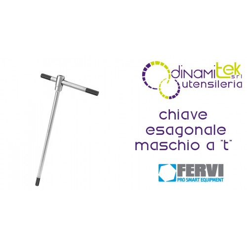 0400/03 - LLAVE HEXAGONAL MACHO FERVI DE 3 MM “T”