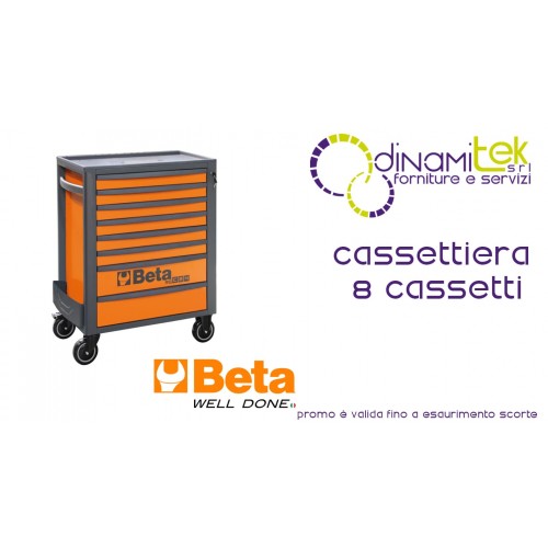RCS24/8 EMPTY ORANGE MOBILE WORKSHOP CHEST OF..
