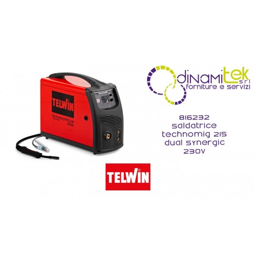 816232 MACHINE À SOUDER TECHNOMIG 215 DUAL SYNERGIC 230 V TELWIN