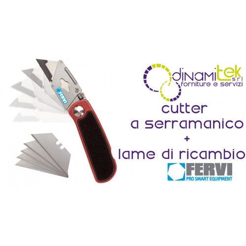 FERVI 0696 CUTTER A SERRAMANICO LAME DI RICAMBIO INCLUSE Dinamitek 1
