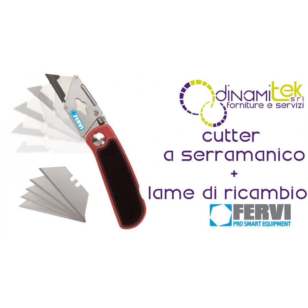 FERVI 0696 CUTTER A SERRAMANICO LAME DI RICAMBIO INCLUSE Dinamitek 1