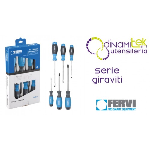 C880/006 JEU DE 6 TOURNEVIS FERVI