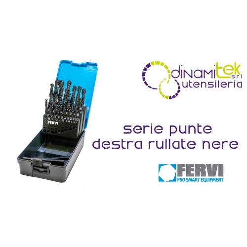 P046 - FERVI HSS DRILL BIT SET