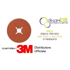 27646 987 C-CUBITRON II-DISCHI FIBRATI 125 GRANA 60 3M Dinamitek 1