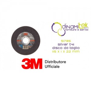 47079 SILVER T41 DISCO DA TAGLIO 115 MM X 1 MM X 22 MM 3M™ cf 50 pz Dinamitek 1